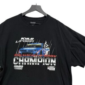 Kyle Larson T Shirt Black 2XL Hendrick Cars NASCAR 2021 Champion
